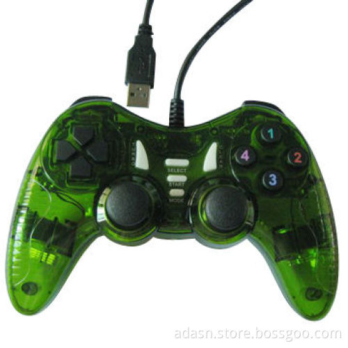 Wired PC USB vibration gamepad, fashionable, various colors are available